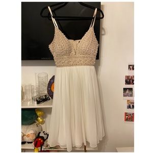 Say Yes to the Prom Dress Embellished Tulle Dress